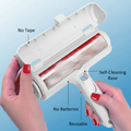 FurVeylo Pet Hair Remover Roller feature callout infographic